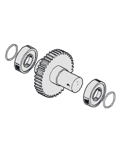 Вал выходной G6000 Came 119RIG054 в Нижнем Тагиле Запчасти для шлагбаумов и автоматики Pintop.ru