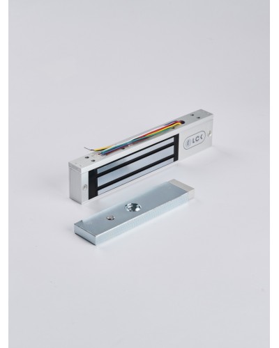 R-Lock RL-EM180-LSS - Электромагнитный замкок, 180кг, DC12/24B, цвет серебристый сатинированный алюминий RAL 7047, два датчика втроены в корпус замка: датчик Холла и магнито-контактный датчик в Нижнем Тагиле Электромагнитные замки Pintop.ru