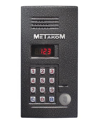 Блок вызова домофона Метаком MK2012-MFEV в Нижнем Тагиле Блоки вызова многоабонентные Pintop.ru