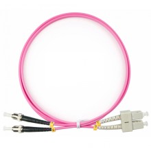 Шнур оптический duplex SC-ST 50/125 mm OM4 1,5м LSZH Cabeus FOP-50-OM4-SC-ST-1,5m