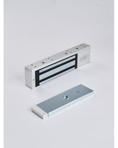 R-Lock RL-EM350-LSS - Электромагнитный замкок, 350кг, DC12/24B, цвет серебристый сатинированный алюминий RAL 7047, два датчика втроены в корпус замка: датчик Холла и магнито-контактный датчик в Нижнем Тагиле Электромагнитные замки Pintop.ru