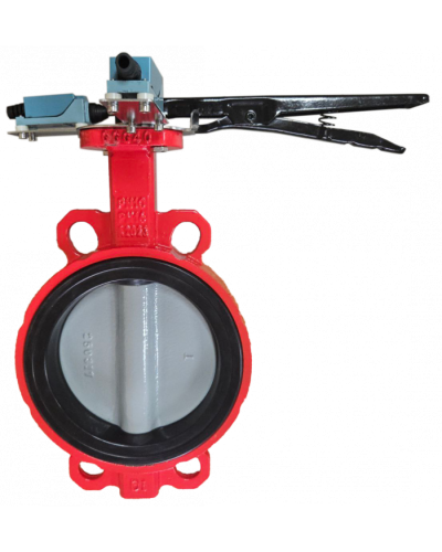 Затвор дисковый межфланцевый Зт150/1.6-УФ.УХЛ4-Аква-Гефест с рукояткой в Нижнем Тагиле Затворы дисковые Pintop.ru