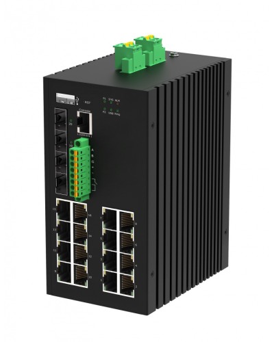 Управляемый промышленный L2+ коммутатор Gigalink GL-SW-G207-16P4ST-I(BT) в Нижнем Тагиле Коммутаторы Pintop.ru