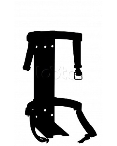 Кронштейн ПОЖТЕХНИКА КТР-8/9 на 2 ремнях (d180-185) для ОП/ОВП-8, ОП/ОВЭ-9 в Нижнем Тагиле Аксессуары для огнетушителей Pintop.ru