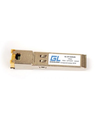 Модуль SFP Gigalink GL-OT-SGRJ45 в Нижнем Тагиле Модули SFP/XFP/GBIC Pintop.ru