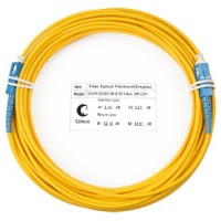 Патч-корд волоконно-оптический (шнур) SM 9/125 simplex SC-SC LSZH (10м) Cabeus FOP(s)-9-SC-SC-10m