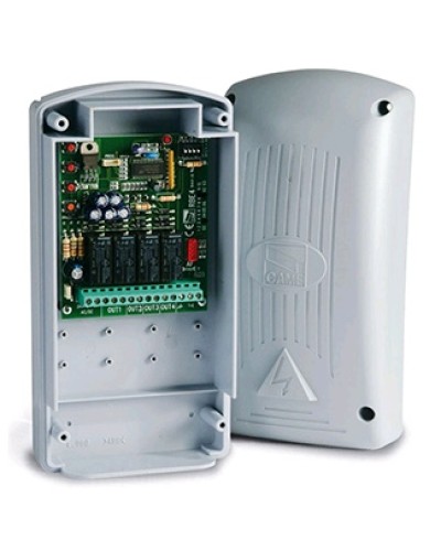 Внешний, двухчастотный, 4-канальный радиодекодер Came 806RV-0020 в Нижнем Тагиле Запчасти для шлагбаумов и автоматики Pintop.ru