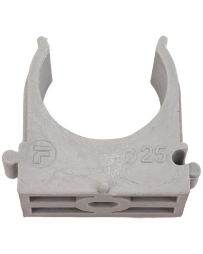 Крепёж-клипса для труб ø25 мм, серая (100 шт/уп)Rexant (28-0125-2) в Нижнем Тагиле Держатели, клипсы, скобы Pintop.ru