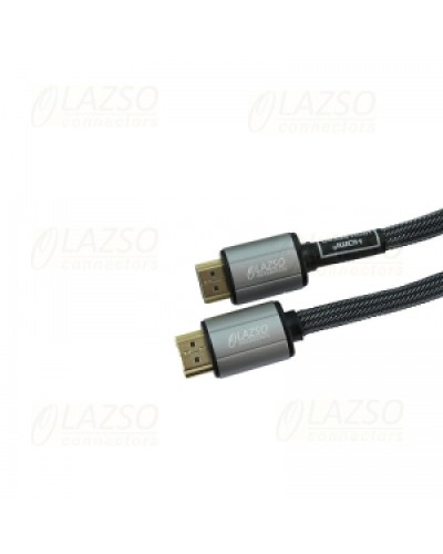 Кабель для передачи сигналов HDMI 2.0 LAZSO WH-111(2m)-B в Нижнем Тагиле Патч-корды и пигтейлы Pintop.ru