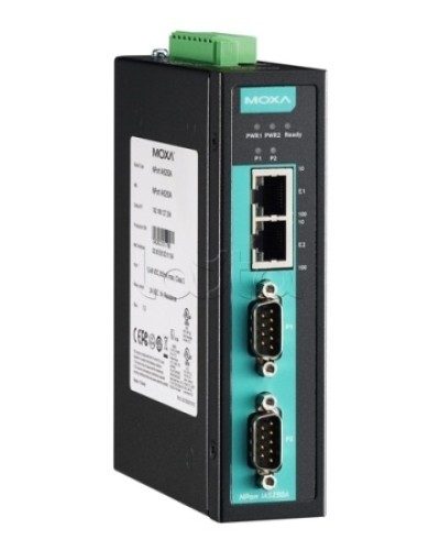 Сервер 2-портовый RS-232/422/485 в Ethernet Moxa NPort IA-5250A в Нижнем Тагиле Дополнительное оборудование для ОПС Pintop.ru