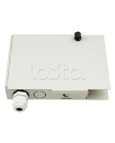 Бокс оптический настенный 19 на 4 SC/LC порта Cabeus JJT-4-SC в Нижнем Тагиле Кросс оптический Pintop.ru