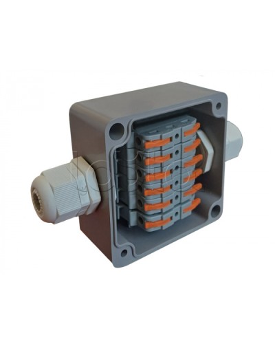 Коробка пылевлагонепроницаемая клеммная G366 А Wago АЯКС IP66/IP65, 82x80x55 Магнито-контакт в Нижнем Тагиле Распределительные коробки Pintop.ru