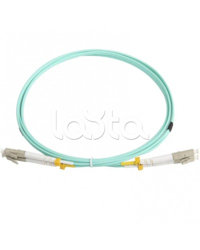 Патч-корд волоконно-оптический MM 50/125(OM3), LC-LC, duplex, LSZH, 2 м Hyperline FC-D2-503-LC/PR-LC/PR-H-2M-LSZH-AQ (FC-503-LC-LC-10G-2M) в Нижнем Тагиле Патч-корды оптические Pintop.ru
