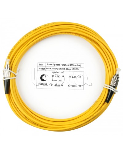 Шнур оптический simplex FC-FC 9/125 sm 10м LSZH Cabeus FOP(s)-9-FC-FC-10m в Нижнем Тагиле Патч-корды оптические Pintop.ru