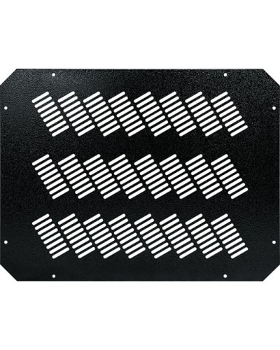 Заглушка проема вентиляторного блока, перфорированная TLK TLK-BLNK-FAN-P-BK в Нижнем Тагиле Полки для шкафов и стоек Pintop.ru