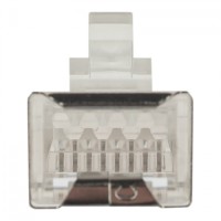 Коннектор (вилка) FTP кат.6 8P8C универсальная, 15U", 3 зубца, упак 100 шт Datarex DR-3005