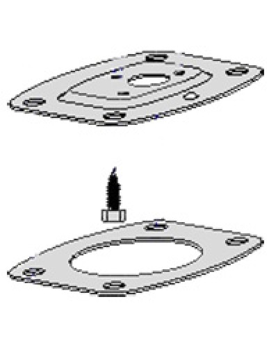 Монтажное основание стойки с анкерами DIR-L DIR-LNCame 119RIR146 в Нижнем Тагиле Запчасти для шлагбаумов и автоматики Pintop.ru