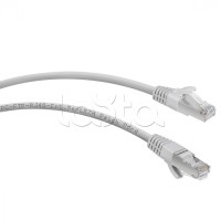 Патч-корд FTP, категория 5е, 1 м, LSZH, экранированный, серый Cabeus PC-FTP-RJ45-Cat.5e-1m-LSZH
