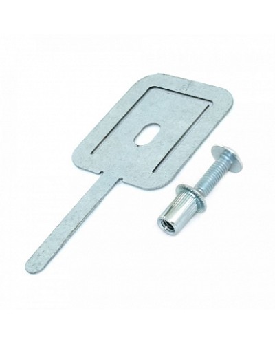 Комплекты для крепления ОКЛ с использованием винта, заклепки и хомута FR ПР-40 (100 шт) Промрукав (PR08.5204) в Нижнем Тагиле Огнестойкие кабельные линии Pintop.ru