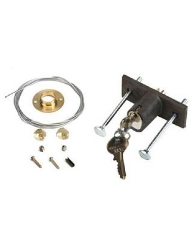 Замок дистанционной разблокировки потолочного привода с ключом №1 Faac 424591001 в Нижнем Тагиле Запчасти для шлагбаумов и автоматики Pintop.ru