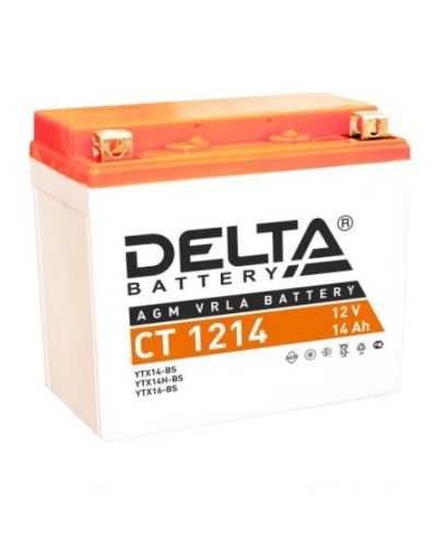 Аккумулятор АКБ 12 - 14 Delta CT 1214 в Нижнем Тагиле Электротехническое оборудование Pintop.ru