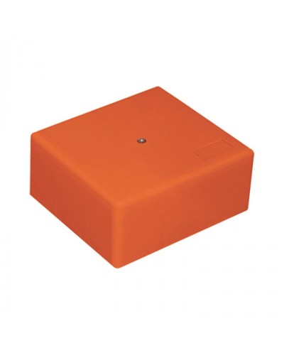 MB75 Коробка огн. E-110,о/п 75х75х40, с гладкими стенками,без галогена, заземление, IP41, 8P, (1,5-2,5 мм2), цвет оранж в Нижнем Тагиле Распределительные коробки Pintop.ru