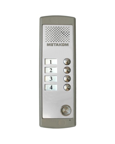 Блок вызова домофона Метаком MK4-K-TMV в Нижнем Тагиле Блоки вызова многоабонентные Pintop.ru