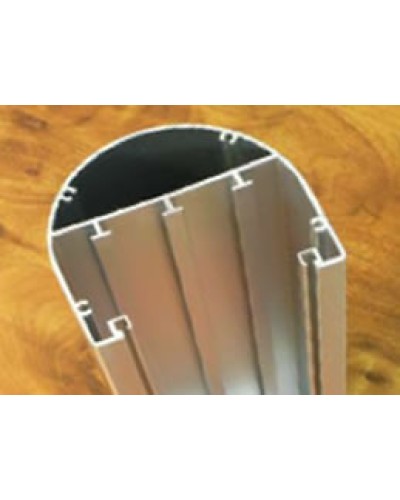 Колонна алюминевая под суппорт (односторонняя) 350мм Экопласт 70135 в Нижнем Тагиле Системы лючков и колонн Pintop.ru