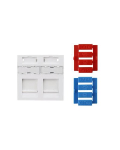 Вставка 45x45 (аналог Mosaic) Hyperline SIP3-2K-M45-45 в Нижнем Тагиле Аксессуары для стоек и шкафов Pintop.ru