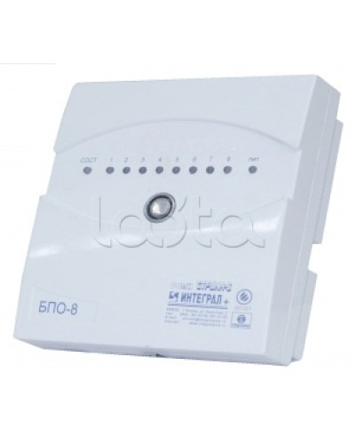Блок проводной объектовый Интеграл + БПО-8 в сборе с ИБП в Нижнем Тагиле Приемно-контрольные приборы Pintop.ru