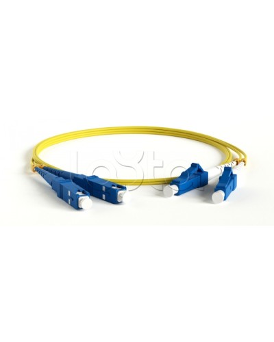 Патч-корд Hyperline FC-D2-9-LC/UR-SC/UR-H-7M-LSZH-YL в Нижнем Тагиле Патч-корды оптические Pintop.ru