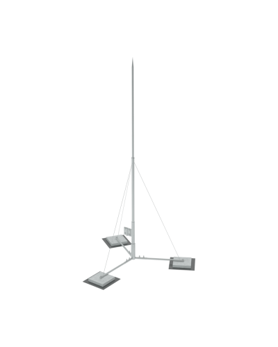 Вольностоящая молниеприемная мачта составная H3 м HD КМ-Профиль (VMR-H3 HD) в Нижнем Тагиле Монтажные материалы Pintop.ru
