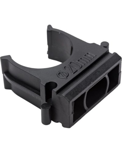 Крепеж-клипса для трубы ø 20 мм, черная (100 шт./уп.) Rexant (28-0120-3) в Нижнем Тагиле Держатели, клипсы, скобы Pintop.ru