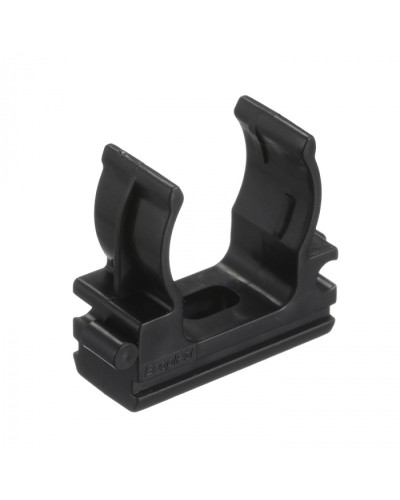 CF20G Держатель (клипса), без галогена, для труб D20мм, цвет чёрный (50 шт/упак) Экопласт (41720-50HF-BL) в Нижнем Тагиле Держатели, клипсы, скобы Pintop.ru