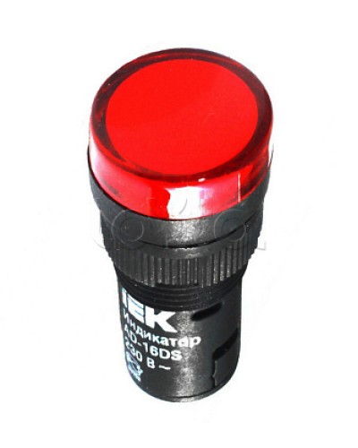 Лампа AD16DS LED матрица d16мм красный 230В AC IEK (BLS10-ADDS-230-K04-16) в Нижнем Тагиле Источники света(Лампы) Pintop.ru
