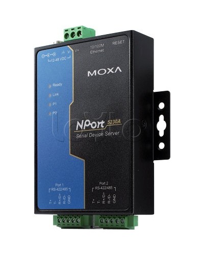 Сервер 2-портовый RS-422/485 в Ethernet Moxa NPort 5230A в Нижнем Тагиле Дополнительное оборудование для ОПС Pintop.ru