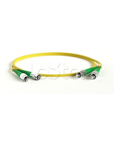 Патч-корд волоконно-оптический Hyperline FC-D2-9-FC/AR-LC/AR-H-1M-LSZH-YL в Нижнем Тагиле Патч-корды оптические Pintop.ru