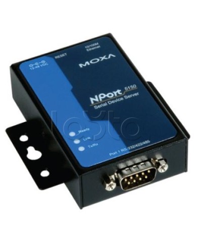 Сервер 1-портовый RS-232/422/485 в Ethernet Moxa Nport 5150 в Нижнем Тагиле Дополнительное оборудование для ОПС Pintop.ru