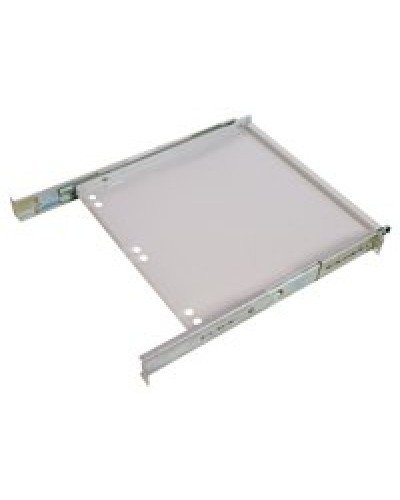 Полка клавиатурная с телескопическими направляющими, регулируемая глубина 580-620 мм ЦМО ТСВ-К4 в Нижнем Тагиле Полки для шкафов и стоек Pintop.ru