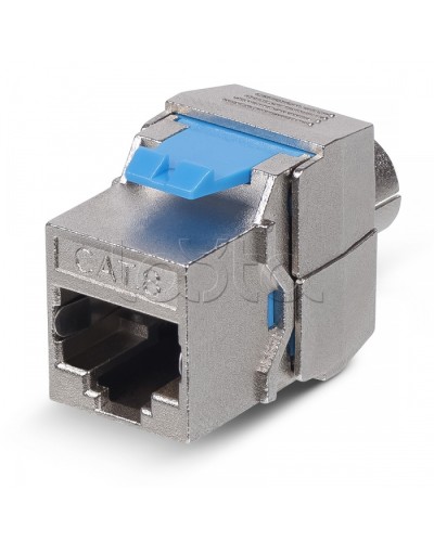 Вставка Keystone Jack RJ-45(8P8C) Cabeus KJ-RJ45-Cat.8-SH-180-Toolless в Нижнем Тагиле Модули Keystone Pintop.ru