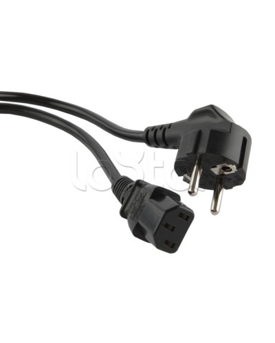 Кабель питания 5.0 м Hyperline PWC-IEC13-SHM-5.0-BK в Нижнем Тагиле Патч-корды и пигтейлы Pintop.ru