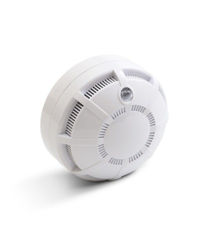 Извещатель пожарный дымовой оптико-электронный Рубеж ИП 212-45 V1.04 влагозащищенный, сетка металлическая в Нижнем Тагиле Пожарные извещатели Pintop.ru