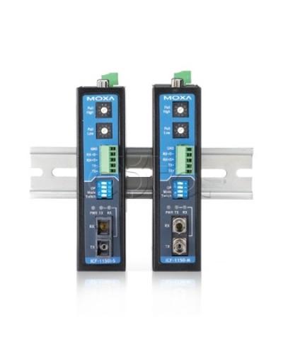 Конвертор RS-232/422/485 в оптику SC Moxa ICF-1150-S-SC в Нижнем Тагиле Дополнительное оборудование для ОПС Pintop.ru