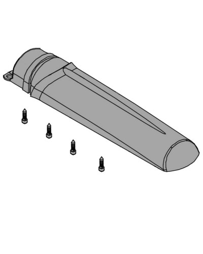 Крышка кожуха винта АХ302304, АХ3024, АХ402306, АХ412306 Came 119RID308 в Нижнем Тагиле Запчасти для шлагбаумов и автоматики Pintop.ru