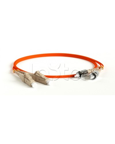 Патч-корд волоконно-оптический MM 62.5/125, ST-LC, duplex, LSZH, 1 м Hyperline FC-D2-62-LC/PR-ST/PR-H-1M-LSZH-OR (FC-62-ST-LC-PC-1M) в Нижнем Тагиле Патч-корды оптические Pintop.ru