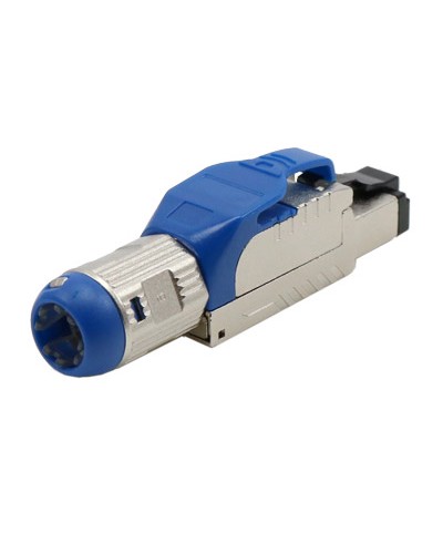 Разъем полевой оконцовки RJ-45 8P8C Hyperline PLUE-8P8C-S-C8-SH-BL в Нижнем Тагиле Коннекторы и разъемы Pintop.ru