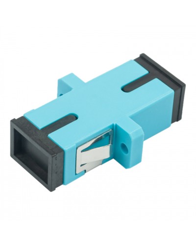 Адаптер оптический проходной SC-SC, OM3, симплекс (simplex), бирюзовый Datarex DR-540023 в Нижнем Тагиле Коммутационные изделия Pintop.ru