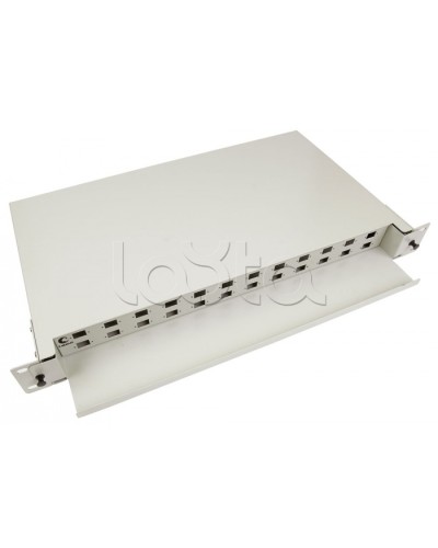 Бокс оптический 19, 1U на 24 SC/2xLC порта Cabeus ODF-19-24-SC в Нижнем Тагиле Кросс оптический Pintop.ru