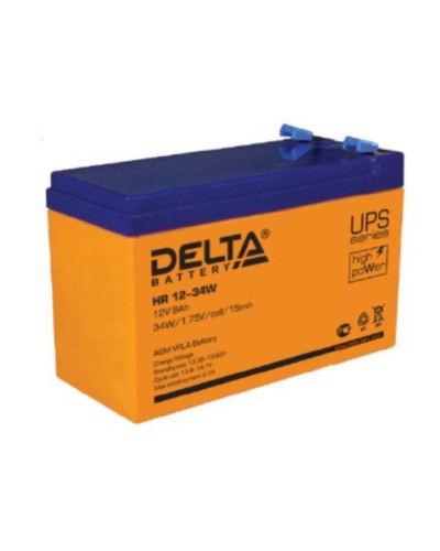 Аккумулятор свинцово-кислотный Delta HR 12-34W в Нижнем Тагиле Электротехническое оборудование Pintop.ru