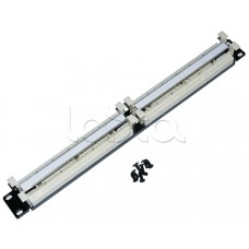 Кросс-панель парная 110 типа 19" 1U Cabeus CP-100P-110TYPE